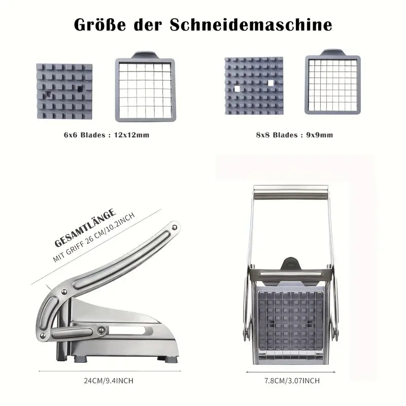 Tagliapatate in acciaio inox resistente