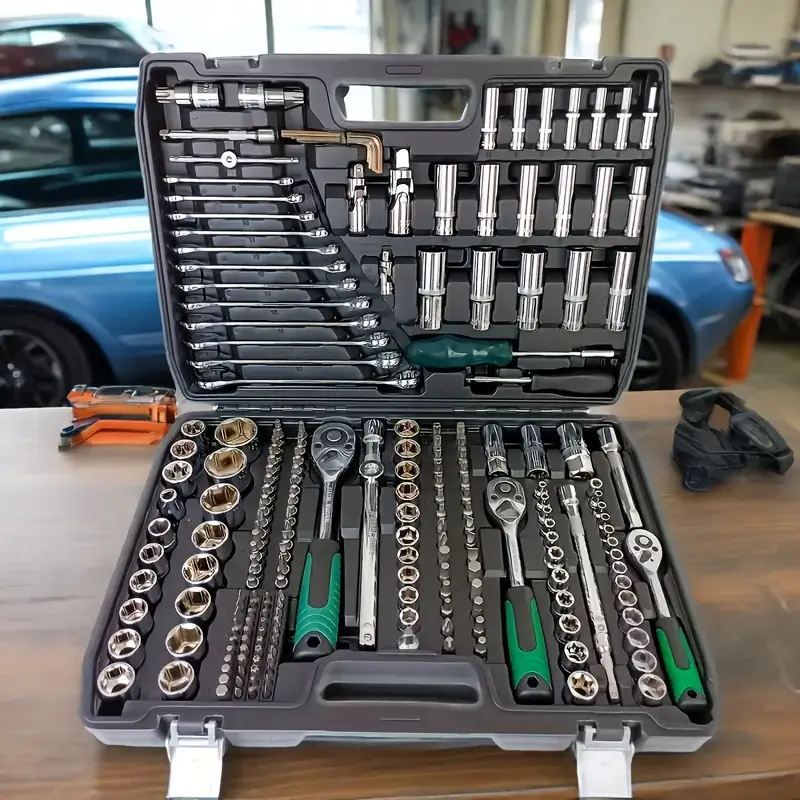 Set di strumenti per auto e biciclette (46/216 pezzi)