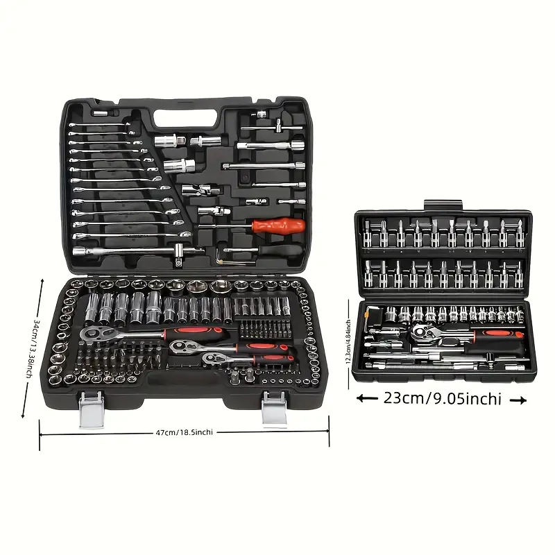 Set di strumenti per auto e biciclette (46/216 pezzi)