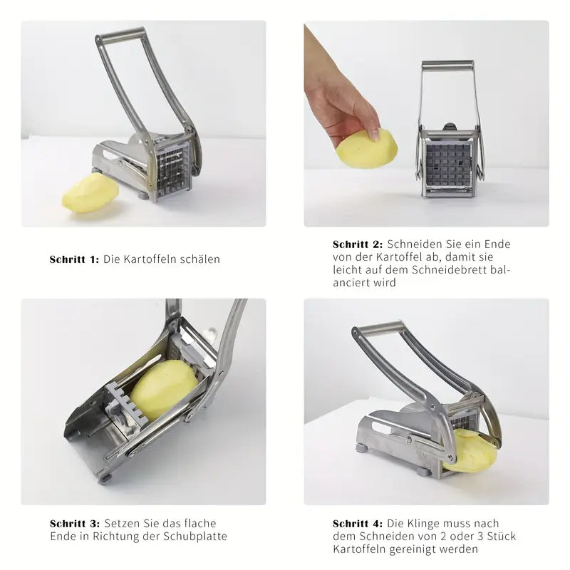 Tagliapatate in acciaio inox resistente
