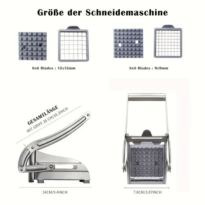 Tagliapatate in acciaio inox resistente