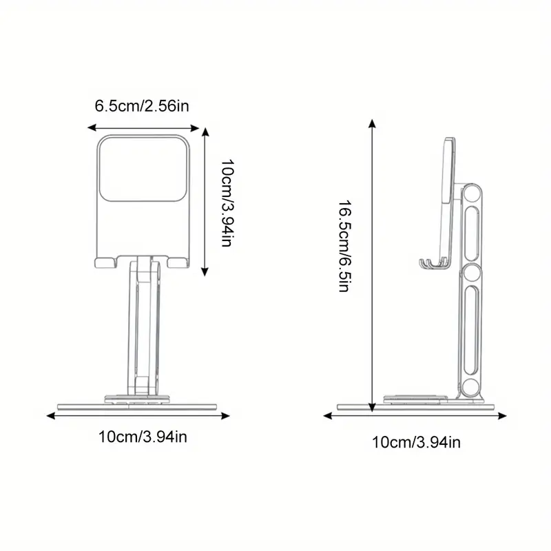 Supporto smartphone in alluminio 360°