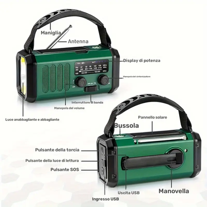 Radio di emergenza 10000mAh