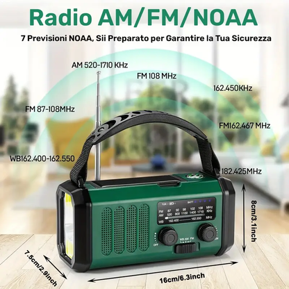 Radio di emergenza 10000mAh