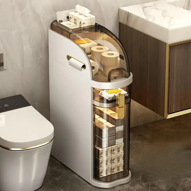 Armadio salvaspazio 4 ripiani per bagno