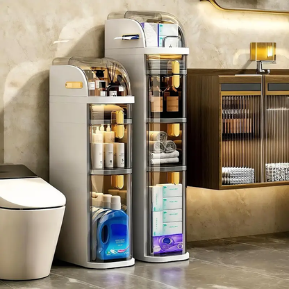 Armadio salvaspazio 4 ripiani per bagno