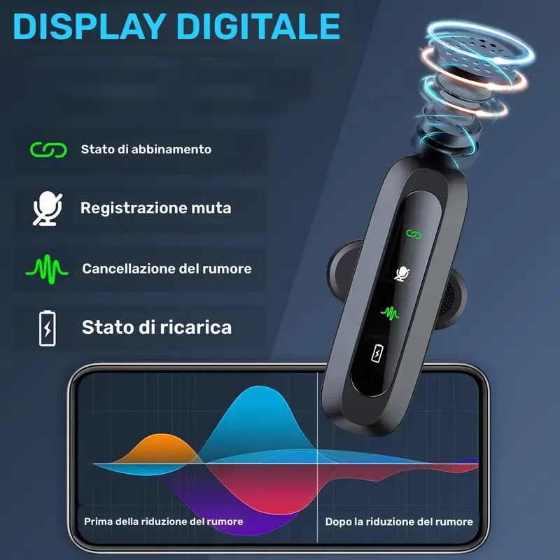 Microfono lavalier wireless