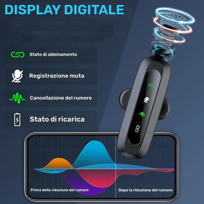 Microfono lavalier wireless