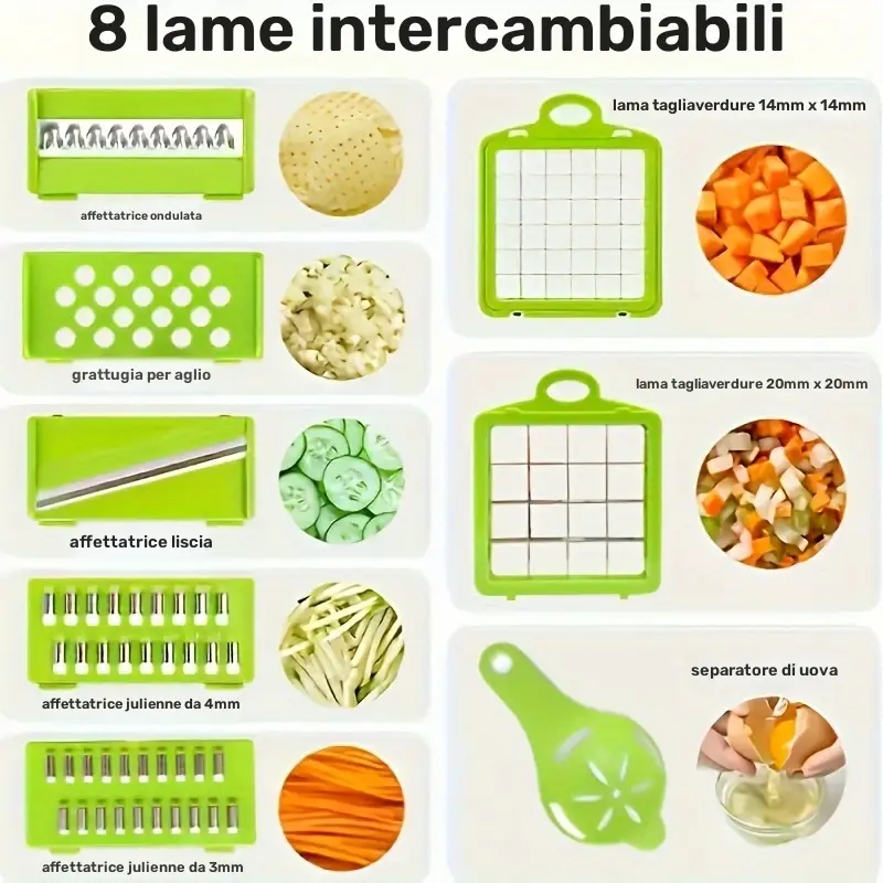 Tritatutto 16-in-1 multifunzionale
