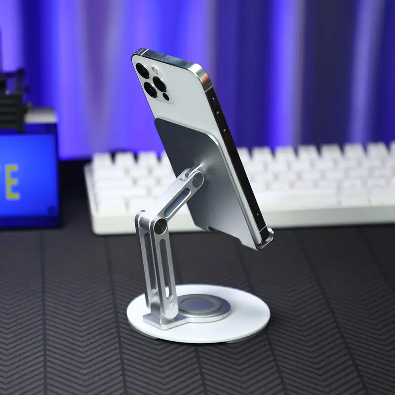 Supporto smartphone in alluminio 360°