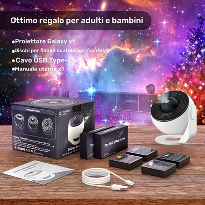 Lampada di proiezione Galaxy 360°