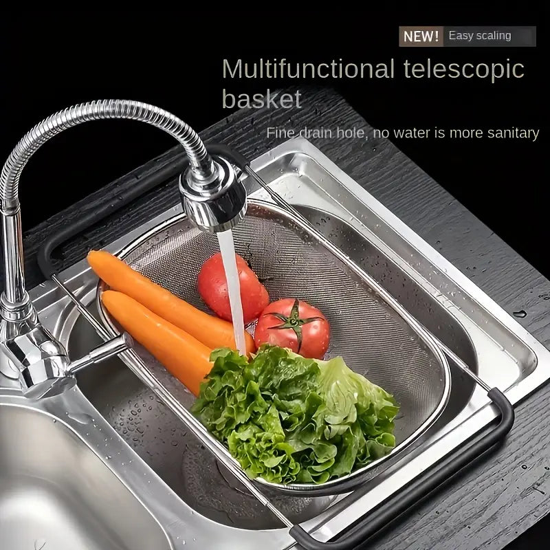 Colino telescopico in acciaio inox a maglia fine