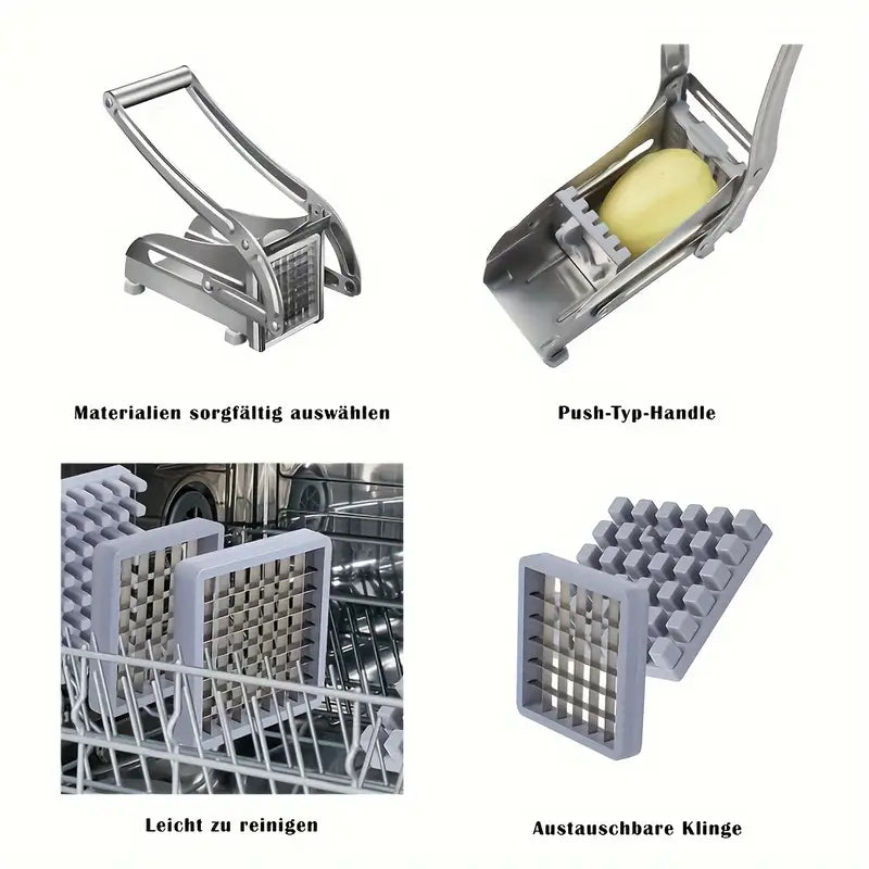 Tagliapatate in acciaio inox resistente